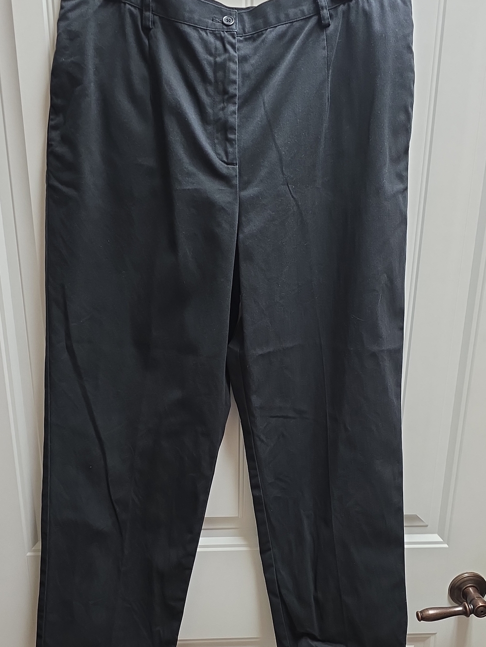 Pendleton Black Straight-Leg Trousers 14